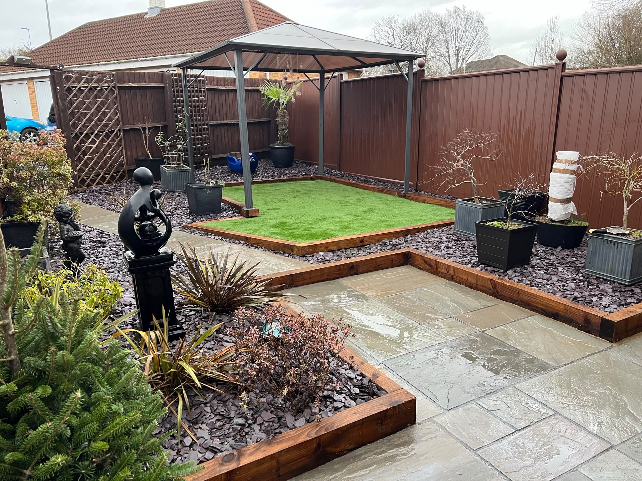 RT Landscaping completed project